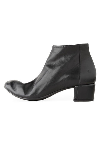 Side Zip Mid Heel Boot