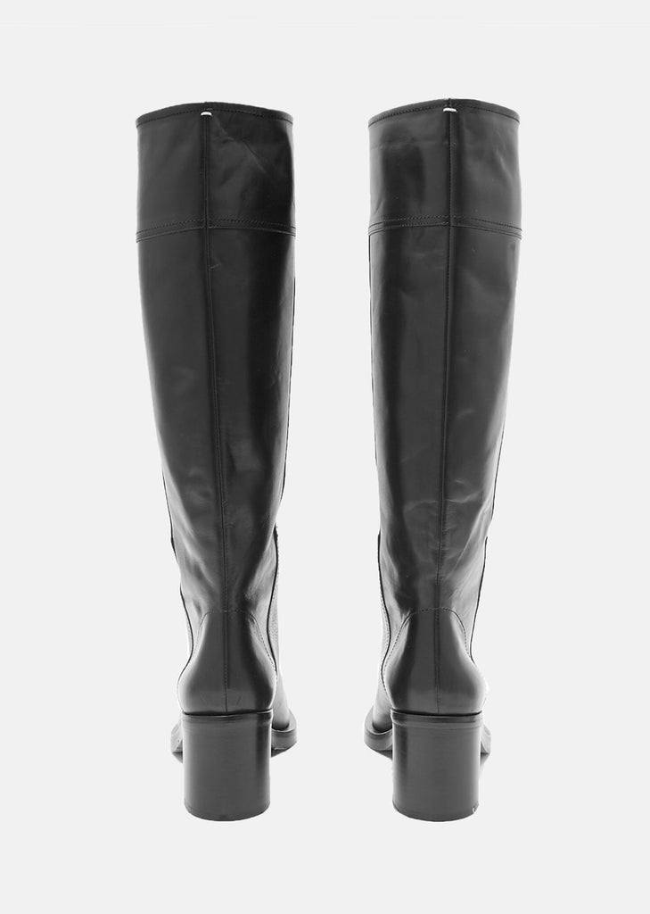 Brushed Effect Replica Tall Boots