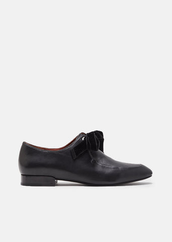 Square Toe Lace Up Oxfords