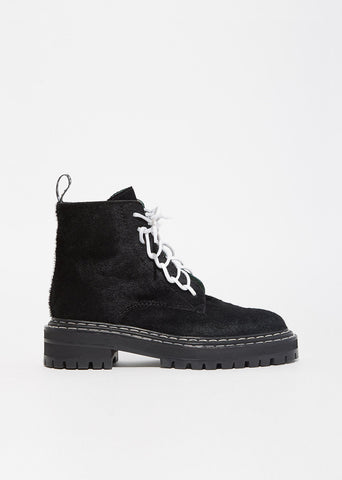 Lug Sole Pony Hair Boot