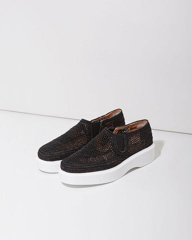 Pelizo Raffia Slip-On