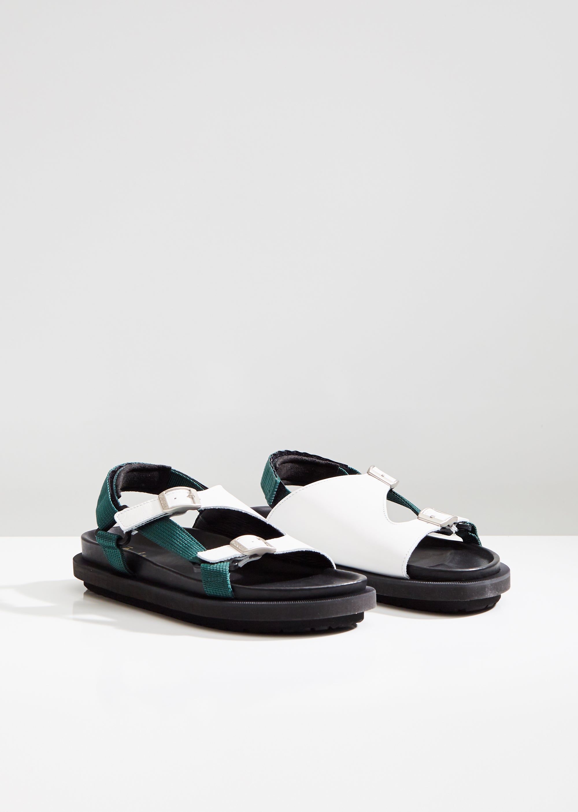 Leather Strap Sandals by Sacai- La Garçonne