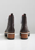 Jessa Grain Nappa Combat Boots