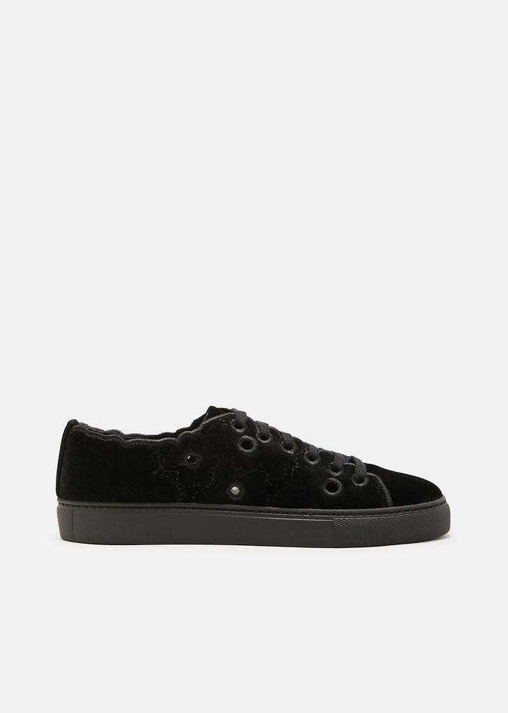Padded Velvet Flower Trainer by Simone Rocha- La Garçonne