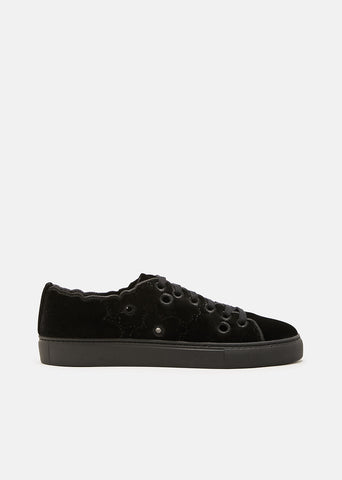 Padded Velvet Flower Trainer