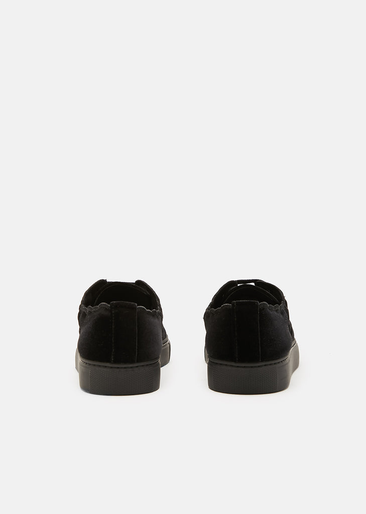 Padded Velvet Flower Trainer by Simone Rocha- La Garçonne