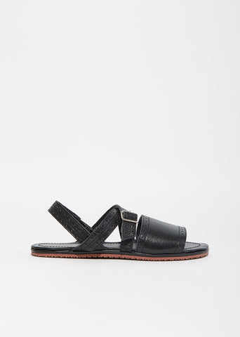 Perforated Leather Sandal