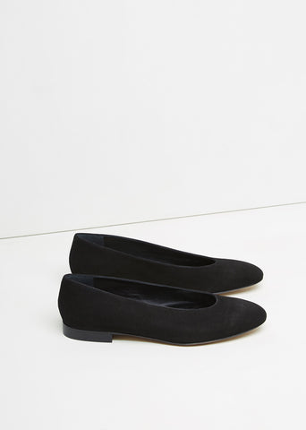Suede Ballerina Flat