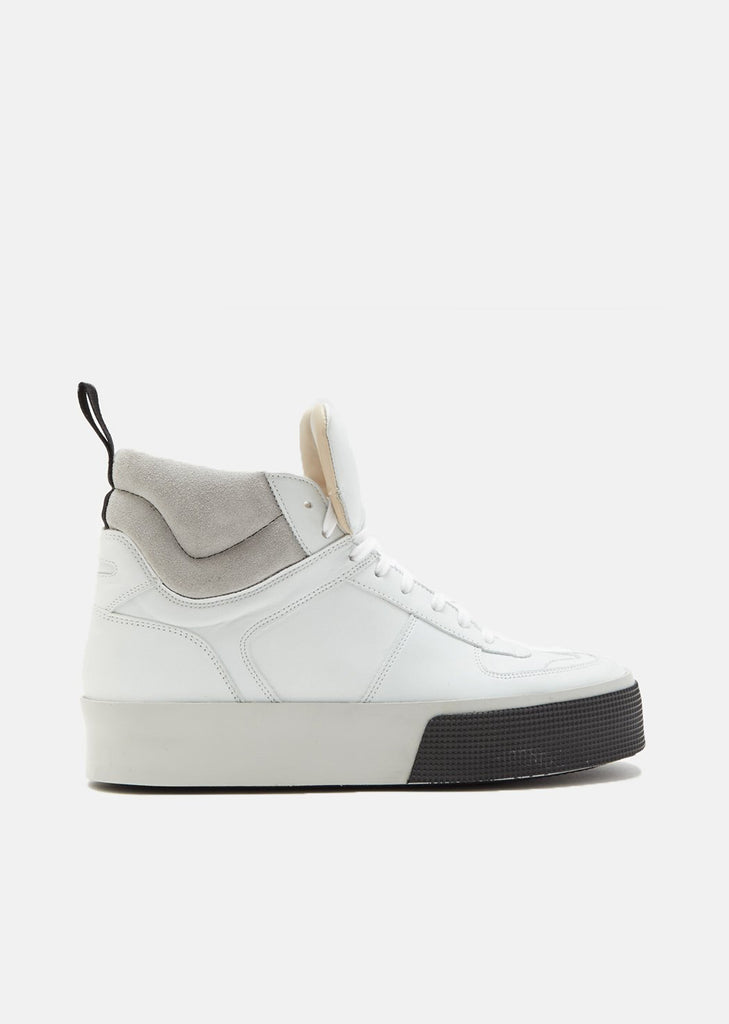 Slam Leather Suede High Top Sneakers