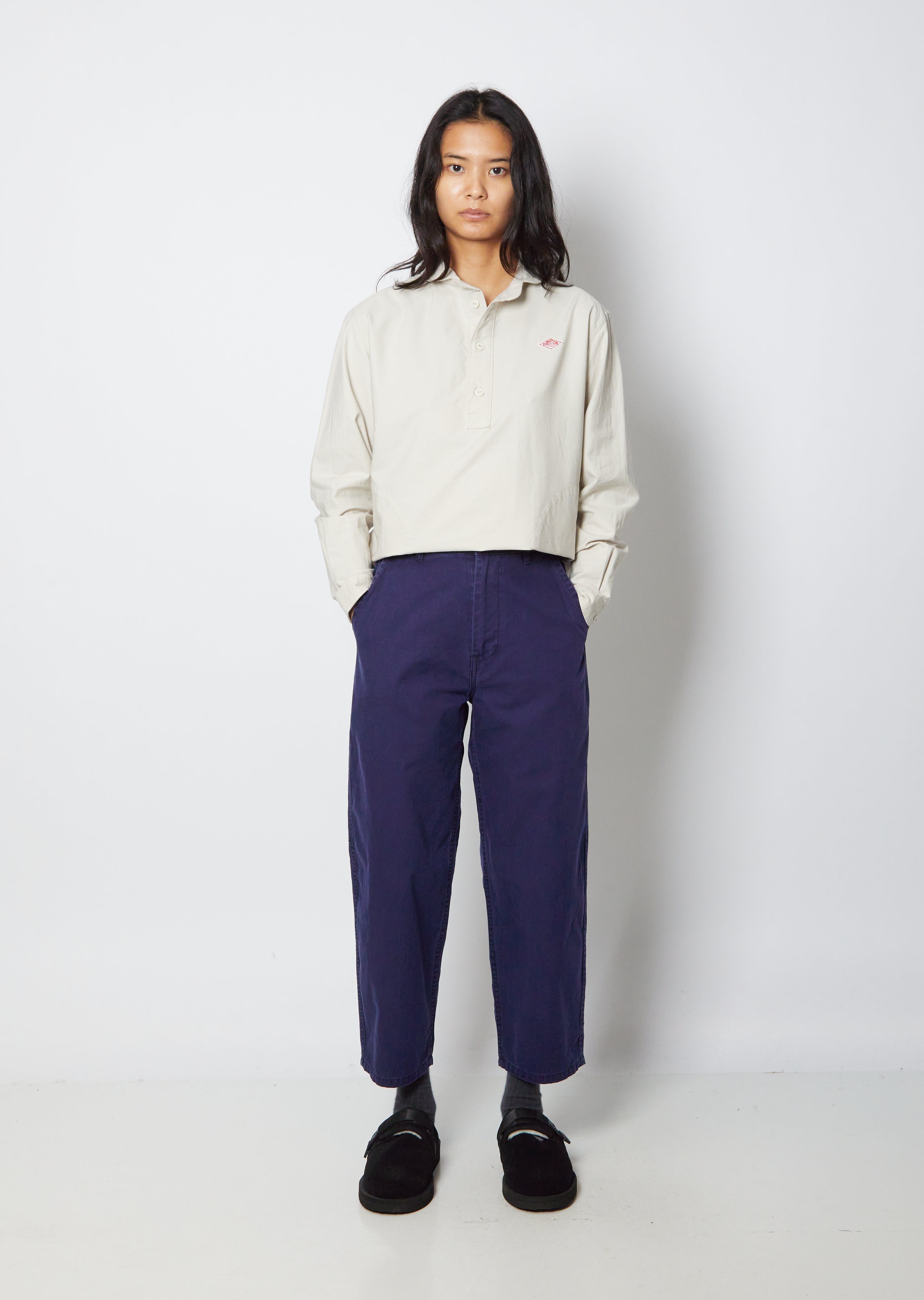 French Work Pants Blue, Pants