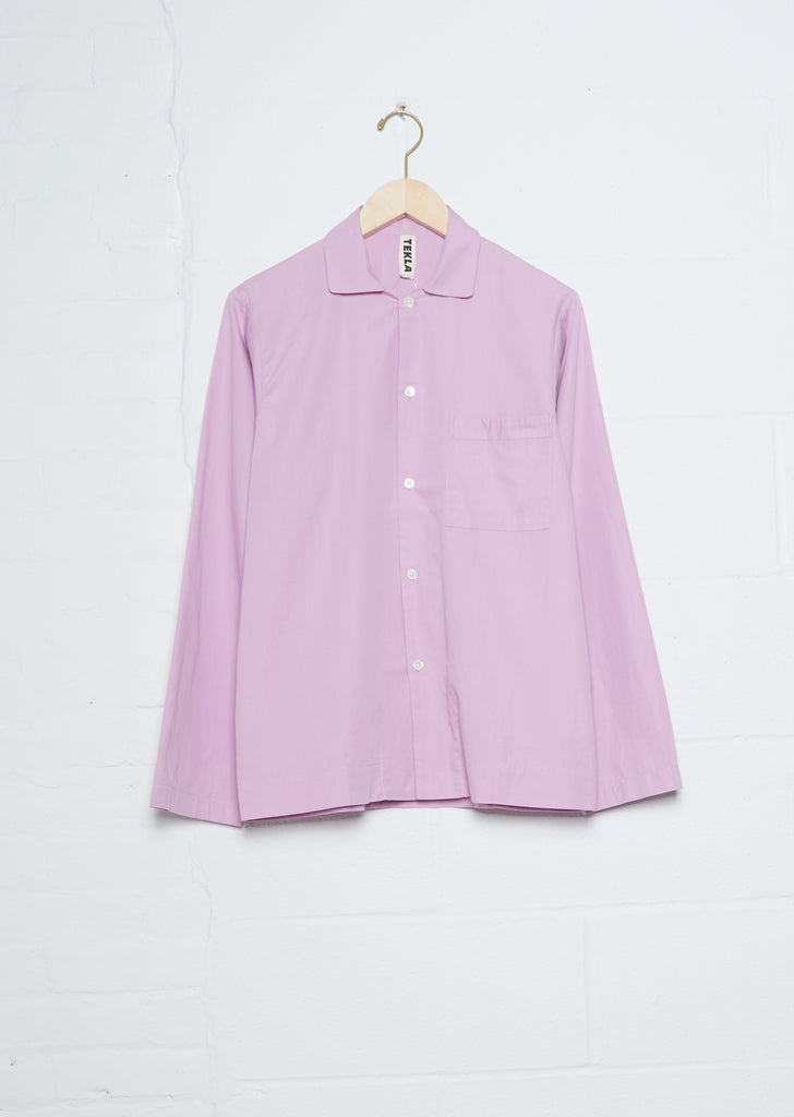 Unisex Sleepwear Poplin Shirt — Purple Pink