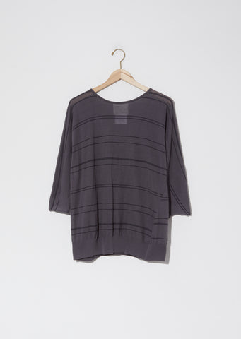Spades Cotton Sweater – Grey