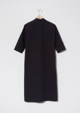Cotton Apron Dress — Black