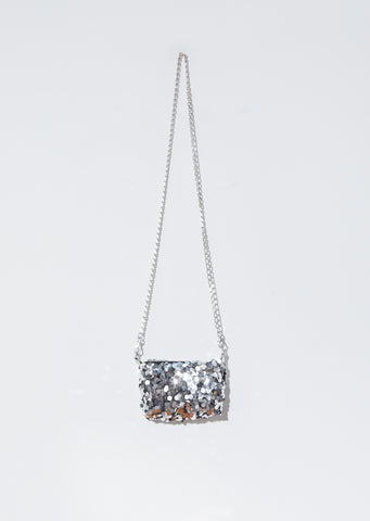 Sequin Bag — Silver
