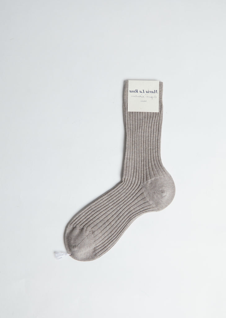 Ribbed Socks — NL001 Perla Mel