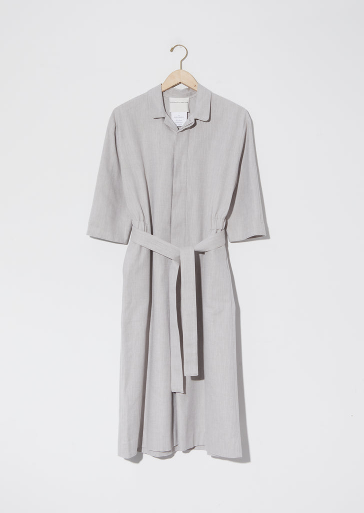 Cotton Apron Dress — Nougat