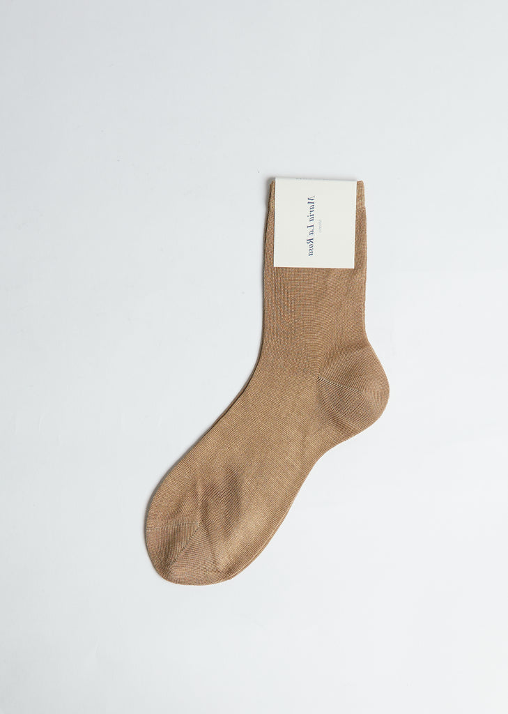 One Ankle Socks — Beige