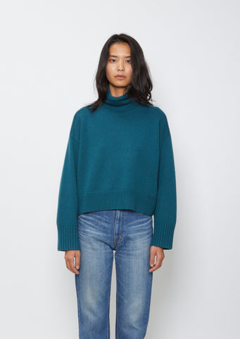 Collar Sweater — Deep Water