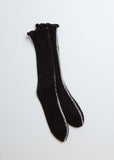 Lattice Lace Socks — Black