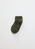Buckle Ankle Socks — Green
