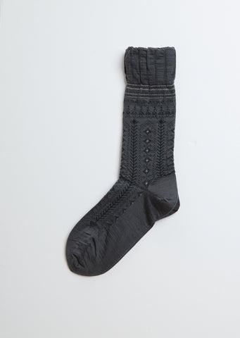 Hand-in-Hand Socks — Grey
