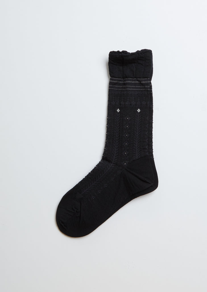 Hand-in-Hand Socks — Black