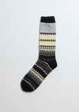 English Style Wool Socks — Black