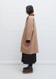 Cove Double-Faced Wool Coat with Velvet Collar
