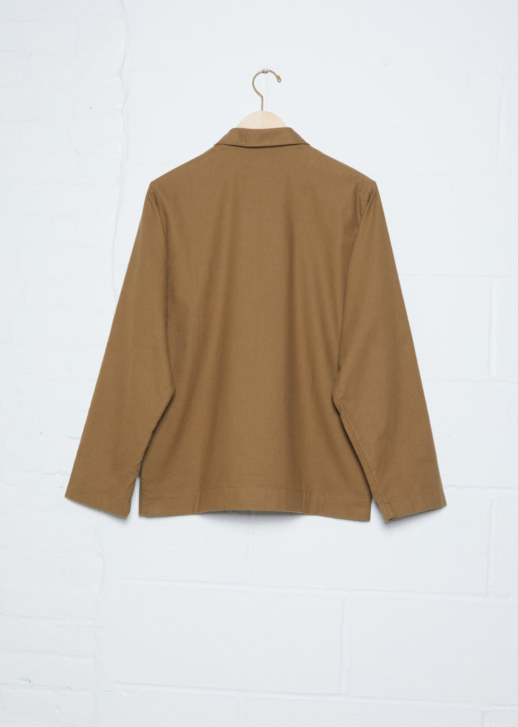 Unisex Sleepwear Flannel Shirt  — Moss