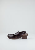 Leather & Wood Clogs