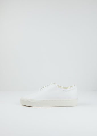 Marie H Leather Lace-Up — Snow