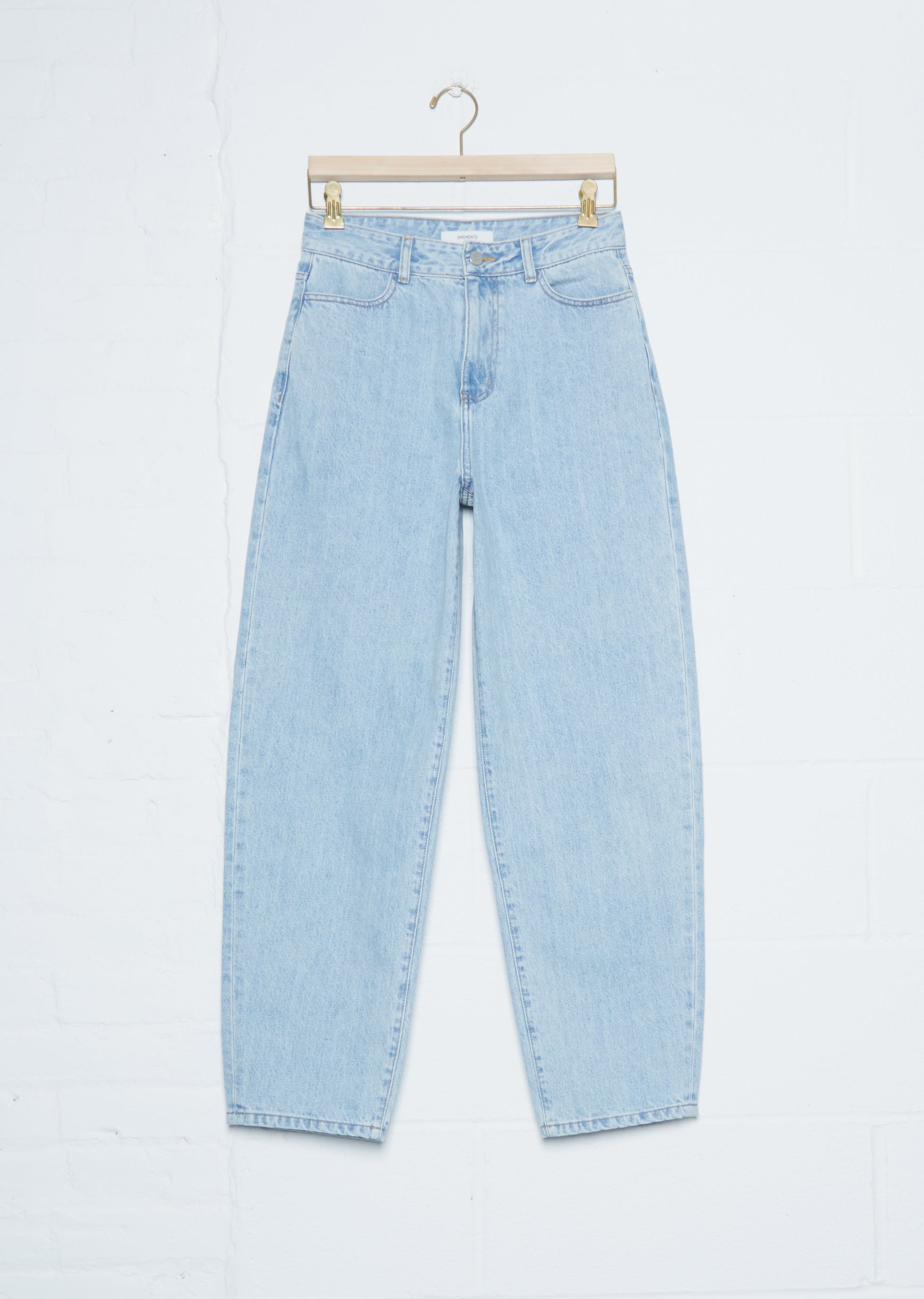 AMOMENTO☆23SS GARCONNE DENIM PANTS Recycled Cotton Denim — Black – La Garçonne