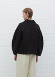 Wool-Cashmere Moho Cropped Coat