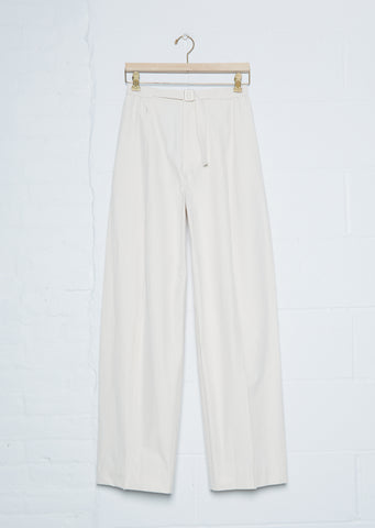 Belted Tuck Pants