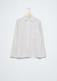 Unisex Sleepwear Poplin Shirt — Hopper Stripes