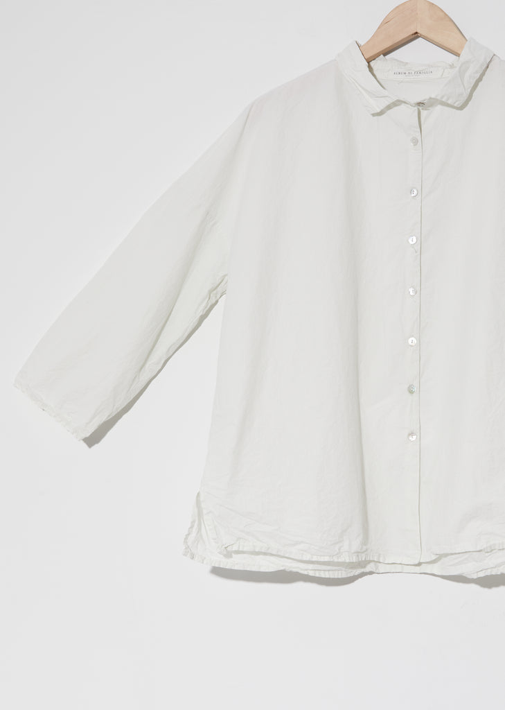 Short Collar Shirt TC — Chalk