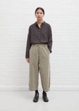 Velvet Wide & Short Trousers — Marron Glace