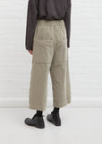 Velvet Wide & Short Trousers — Marron Glace