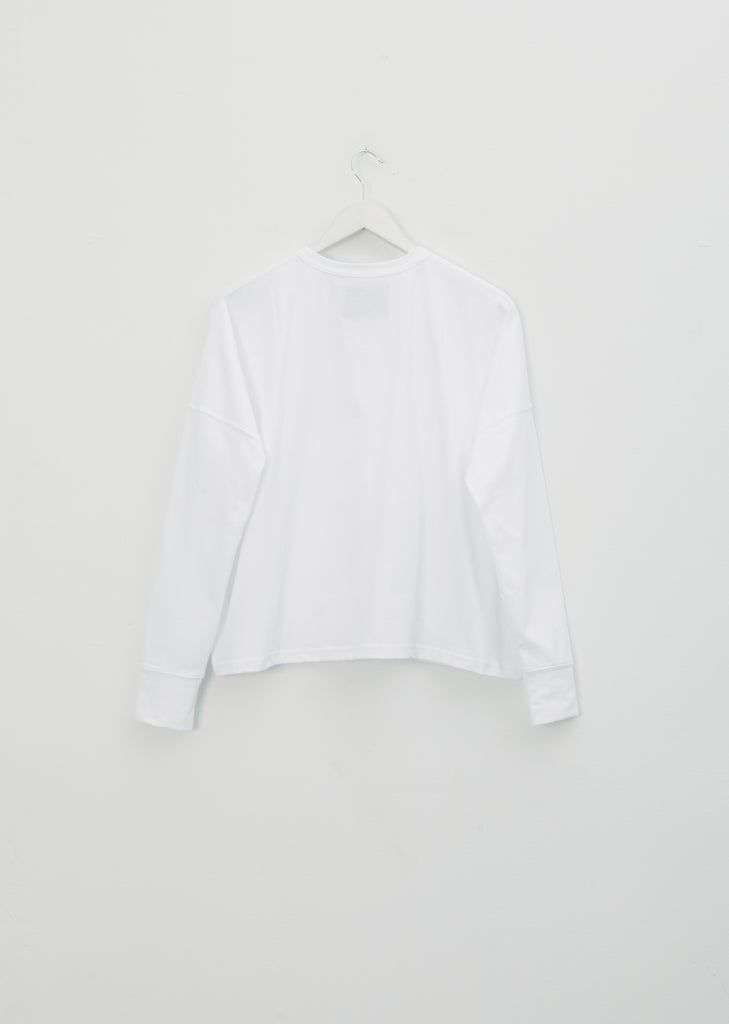 Loop Long Sleeve T-Shirt — White