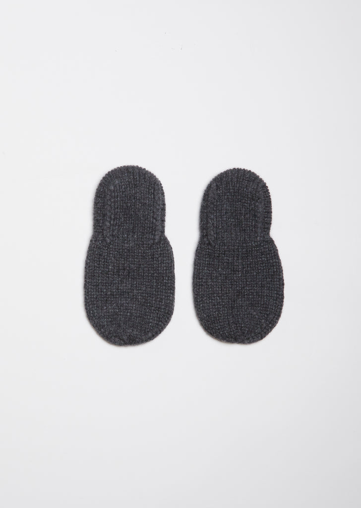 Brooklyn Cashmere Lounge Socks — Anthracite