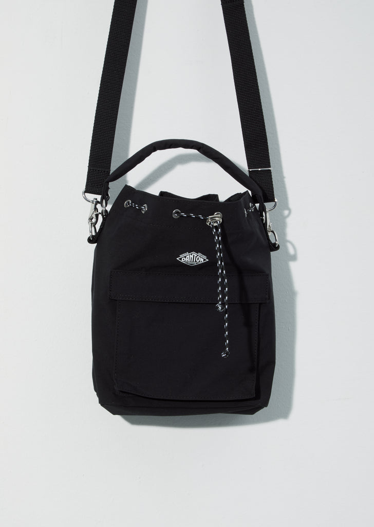 Utliity Drawstring Bag — Black