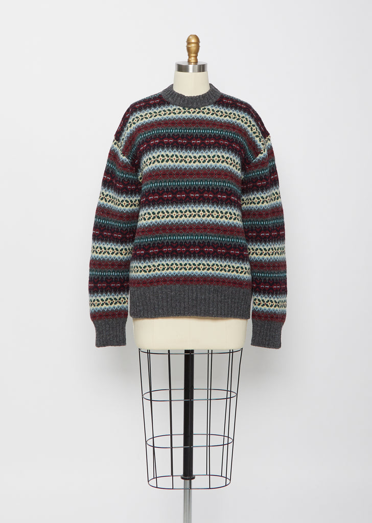 Fair Isle Wool Sweater