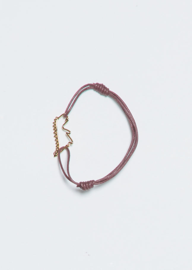 新品 同様 ALIITA DINO PURO CORD BRACELET Gold Dino Cord Bracelet - ALIITA