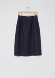 Linen Shirting Wrap Skirt