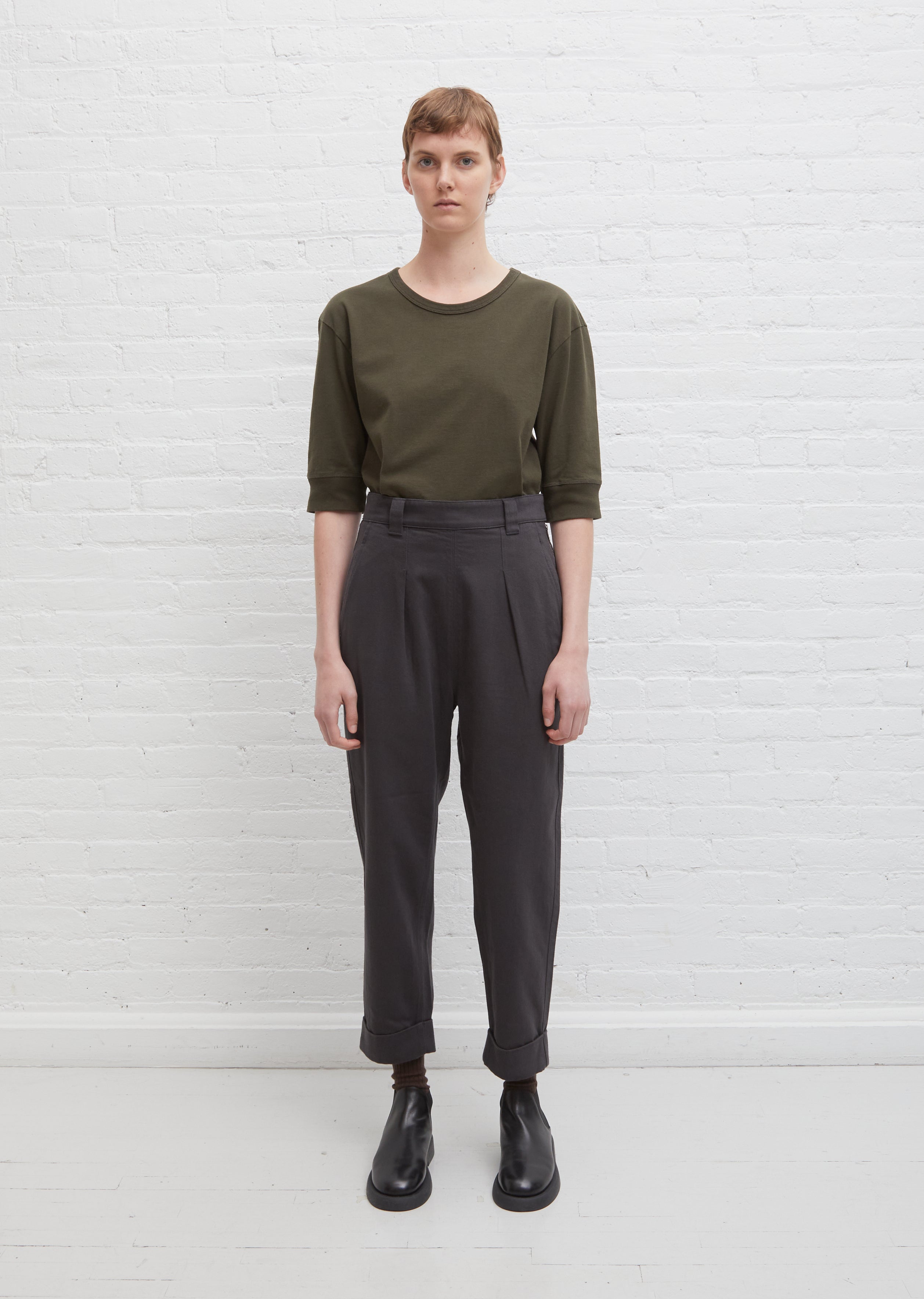 Tapered Turn Up Trouser – La Garçonne