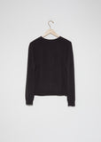 Cotton-Cashmere Crewneck Sweater — Assam Twist