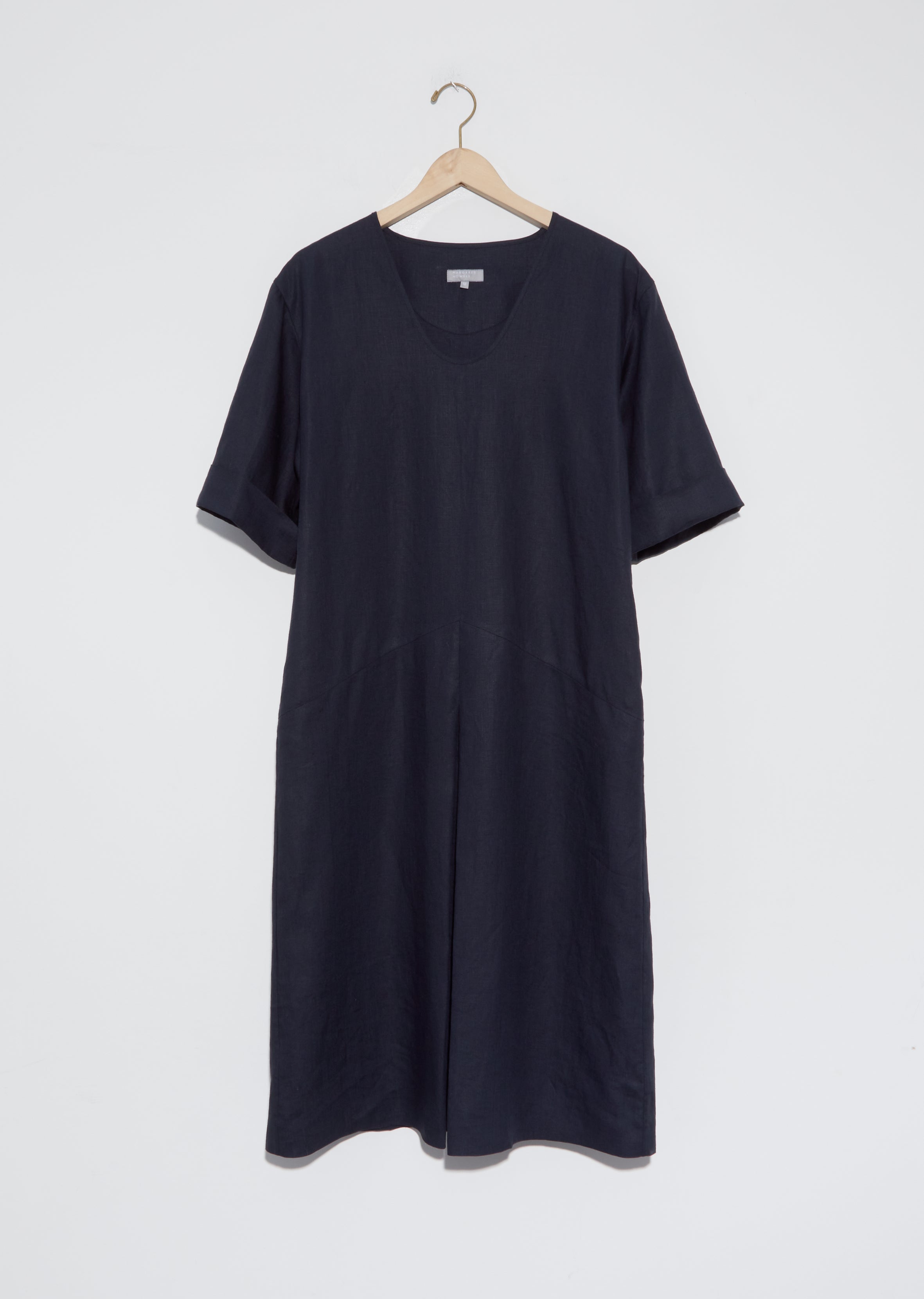Margaret Howell Linen Wide Dress Navy II Used 100% Linen