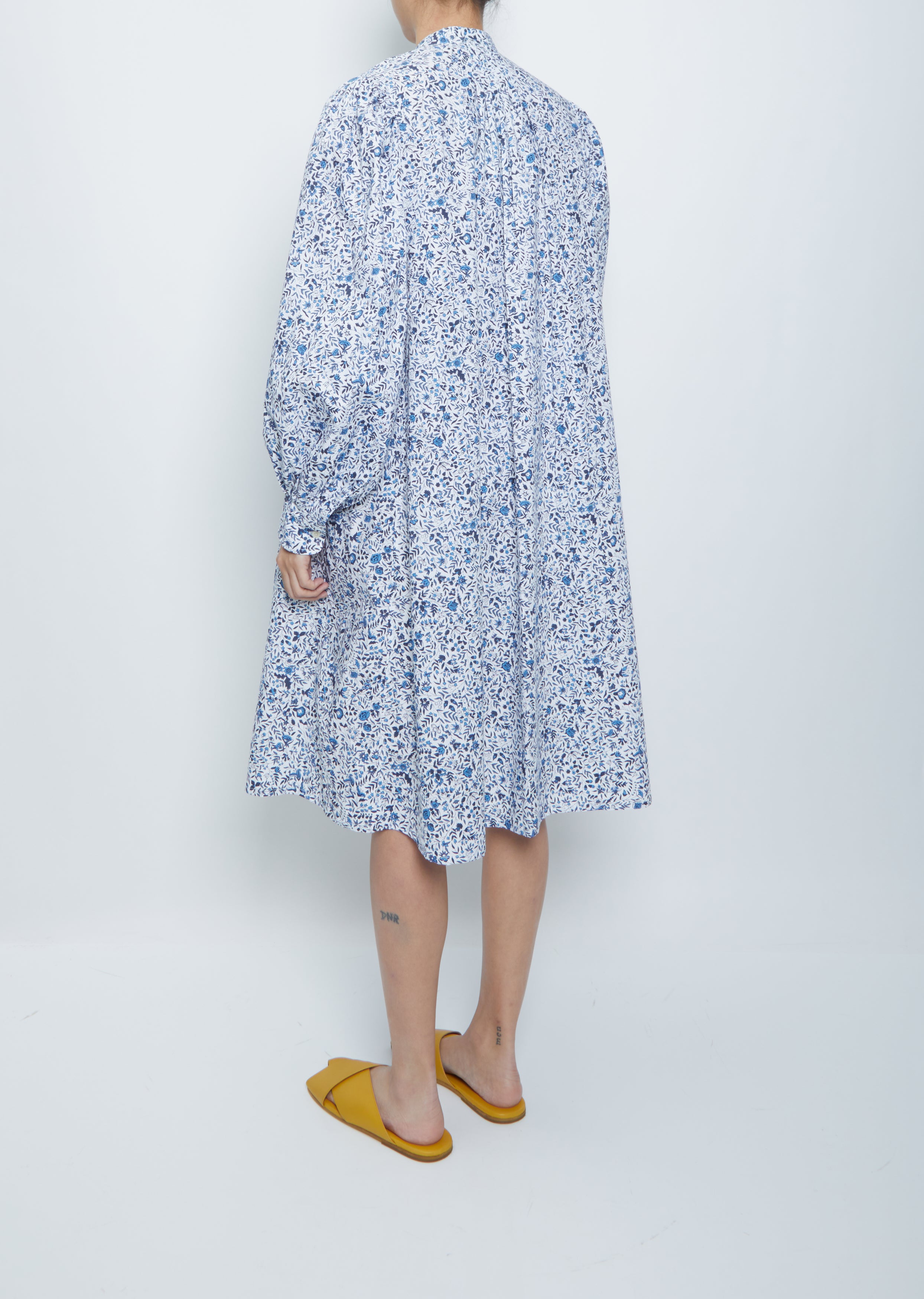 Yseult Dress Monochrome Blue La Garonne Yseult Dress Monochrome Blue La Garonne