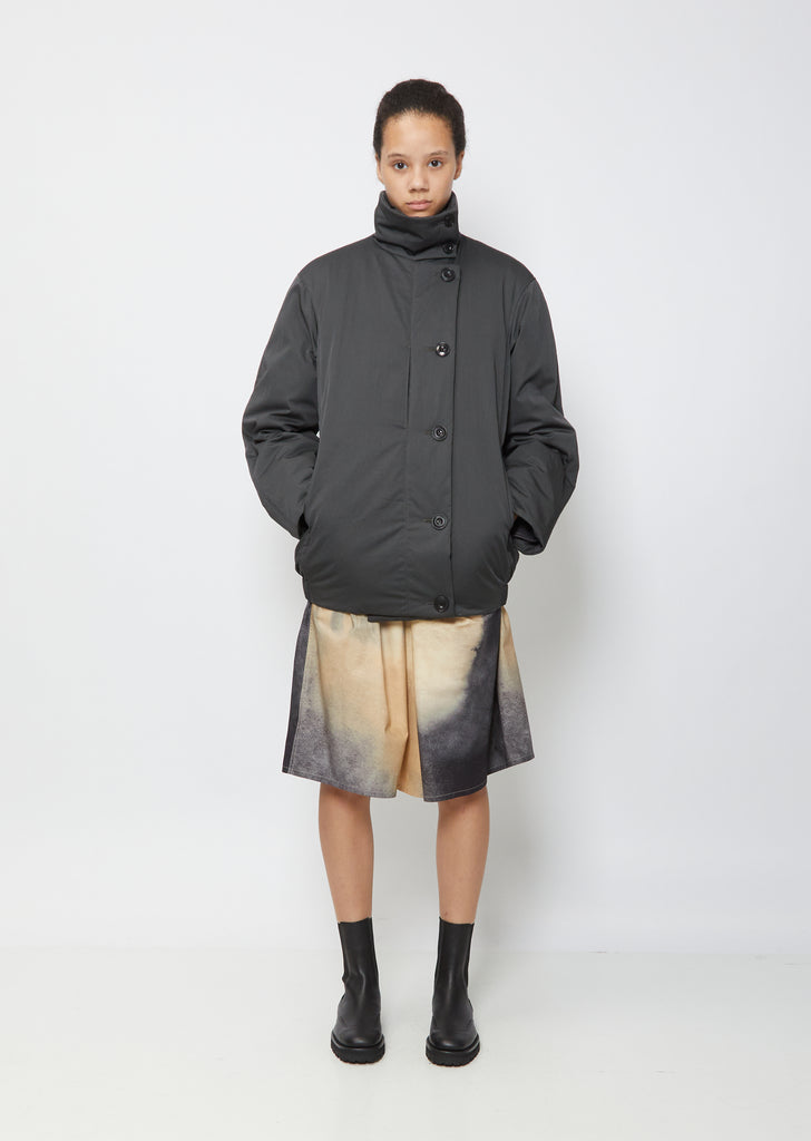Wadded Asymmetrical Jacket — Urchin