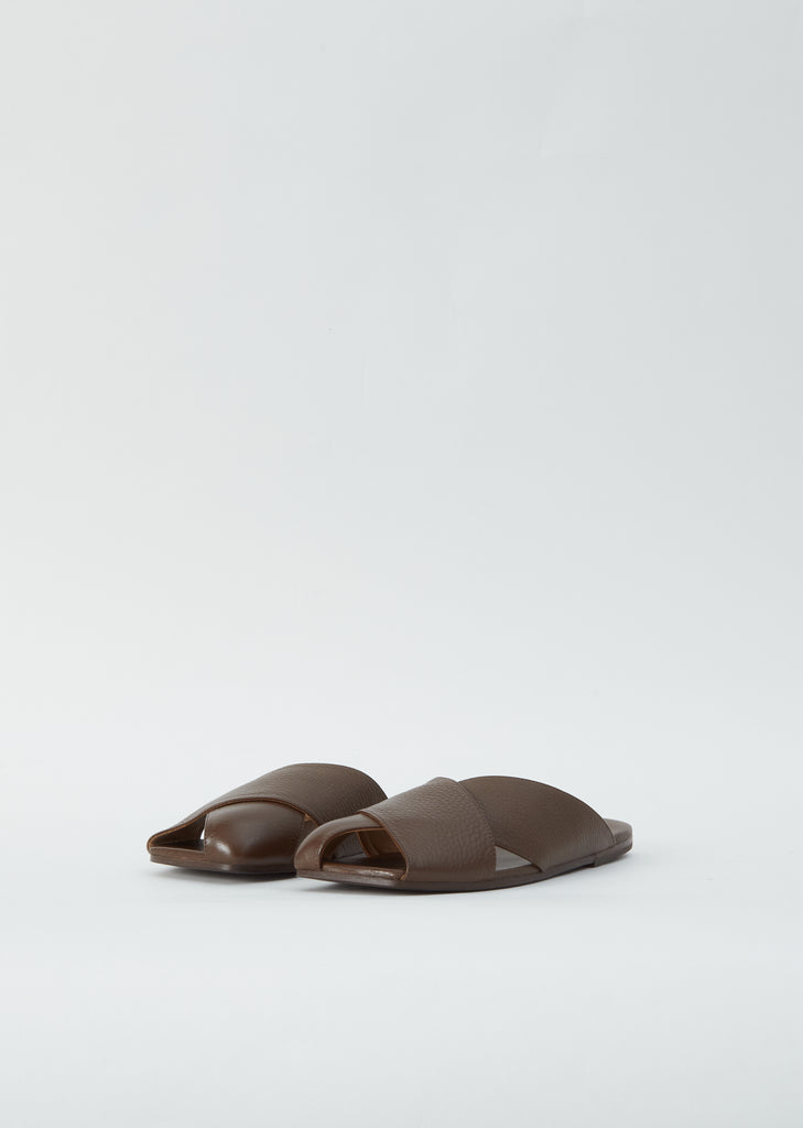 Spatola Mules — Chocolate